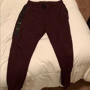 American Eagle Maroon Joggers